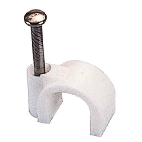 Set graffette fissacavo Poly Pool PP0663 Tondo Bianco