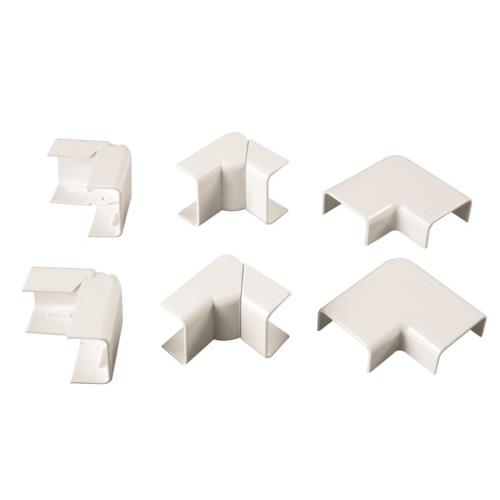 Kit accessori canaline elettriche Poly Pool PP0217 Set Angoli Bianco