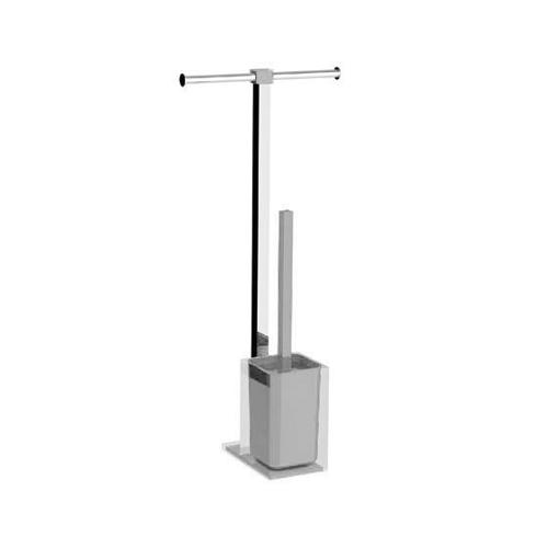Colonna attrezzata WC Gedy RA32 73 RAINBOW Cromo e Argento