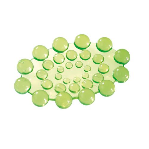 Porta sapone appoggio Gedy 2004 P800 SPOT Verde trasparente