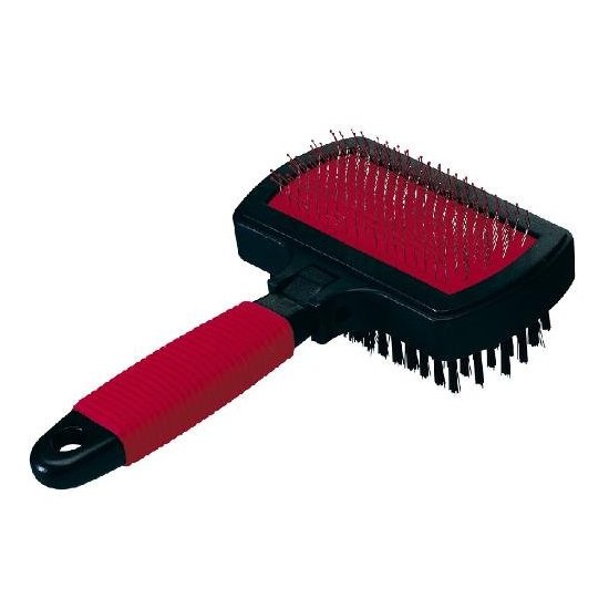 Spazzola combinata per cani e gatti Ferplast 85982700 Large Nero e Ros