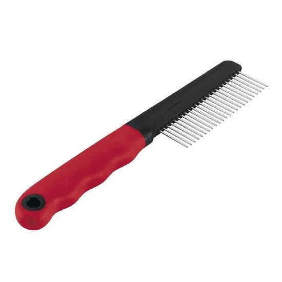Pettine per cani e gatti Ferplast 85862899 Large Nero e Rosso