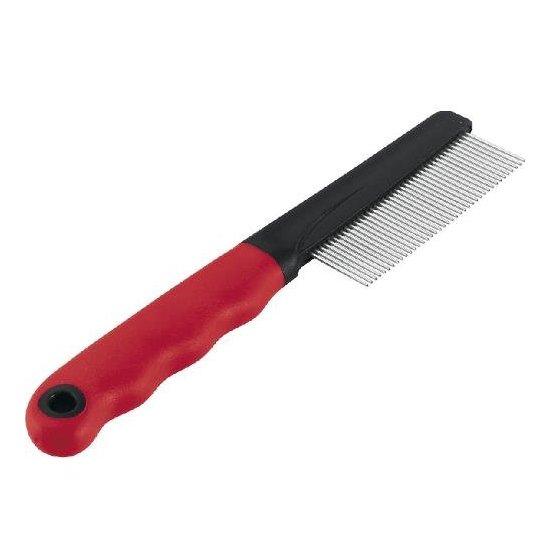 Pettine per cani e gatti Ferplast 85860899 Small Nero e Rosso