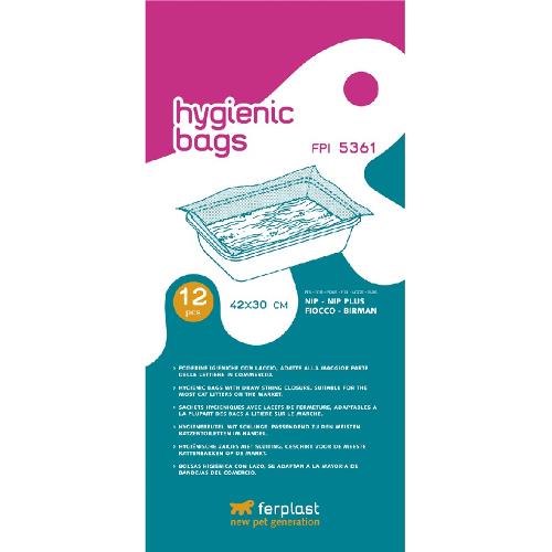 Set sacchetti igienici animali Ferplast 85361724 Per Lettiere Gatti