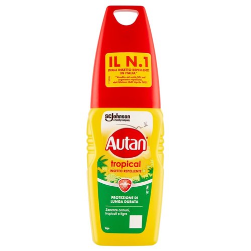 Repellente spray per insetti Autan W329669 Tropical