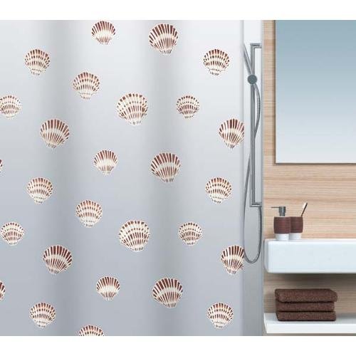 Spirella Shell 10.15239 Tenda per doccia in PEVA conchiglie cm 180x200