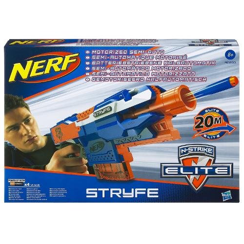 Hasbro A0200E350 Blaster semiautomatico alimentato a clip è in grado di sparare 6 dardi alla stessa velocità con cui riesci a premere il grilletto