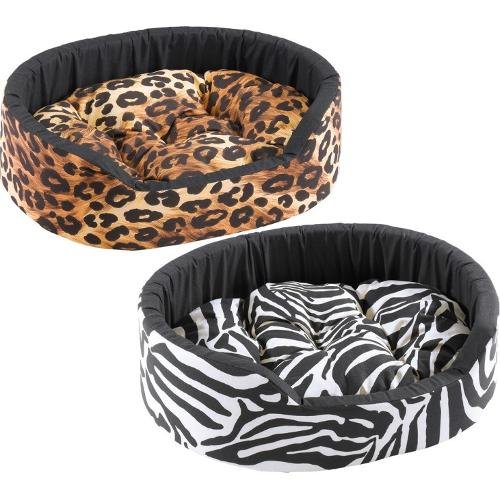 Ferplast 82944099 Cuccia ovale Dandy cm 80x55 con cuscino per cani medio-grandi colori assortiti