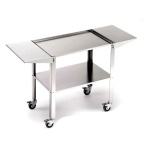 Carrello barbecue Ompagrill 46130 Plancha Double Silver