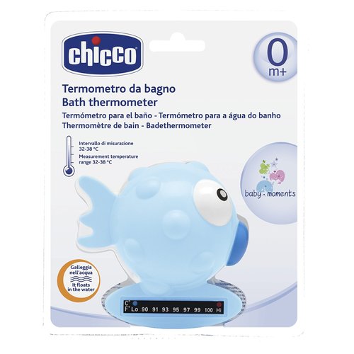 Termometro vasca Chicco 6564 2 Pesce Palla Azzurro