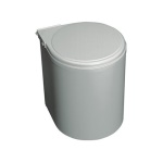 Antoniazzi - Pattumiera incasso Antoniazzi Art. 270 Grigio metallo