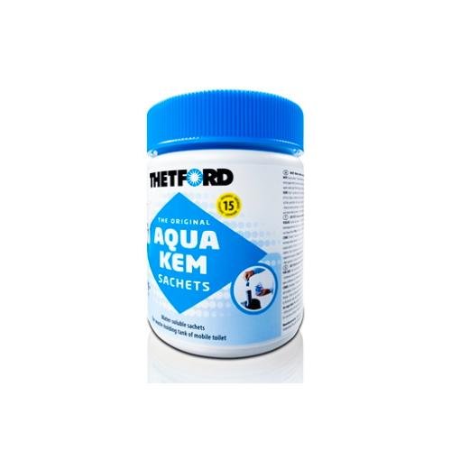 Thetford 0402004N Sacchetti idrosolubili e predosati per toilette - La polvere concentrata scioglie i rifiuti solidi nel serbatoio di scarico - Mantiene il serbatoio di scarico fresco e pulito - Un a