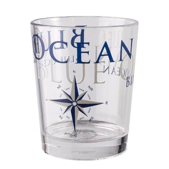 Bicchiere campeggio Brunner 0830185N C8C OCEAN BLUE Trasparente decoro
