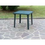 Bica - Tavolo Weekend verde cm 80x80x72