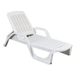 Bica - Lettino prendisole Bica 44 ZANZIBAR Bianco
