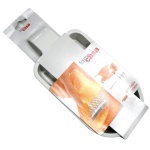 Guzzini - Grattugia bianca Forme. Base antiscivolo. Lama in acciaio inox smontabile. Pratica maniglia per il corretto utilizzo. Lavabile in lavastoviglie