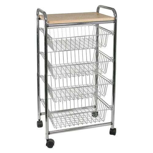 Carrello porta vivande Artex 10 50 04 ELEGANCE 4 Cromo