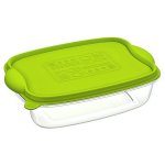 Mongardi - Contenitore ermetico rettangolare Lt 1,5 verde. Adatto al frigo e al microonde