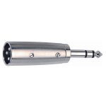 Quiklok - Adattatore audio Cannon XLR maschio 3 poli / Jack 6