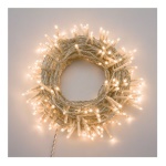 Lotti Importex - Catena lineare XTLG 180 MiniLED CLASSIC Ø3mm Reflex, Memory Controller 8 giochi di luce selezionabili, Trasformatore 30V, uso Esterno, Cavo Trasparente, Dimensioni 4+13,1m