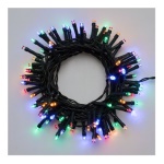 Lotti Importex - Catena lineare TL 96 LED MULTICOLORE Ø5mm Reflex, Memory Controller 7+Off giochi di luce selezionabili, Timer On-Off 6-18 ore, a Batteria 4xAA 1,5V, uso Esterno, Cavo Verde, Dimensioni 0,25+4,75m