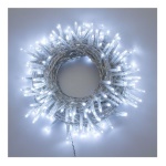 Lotti Importex - Catena lineare XTLG 180 MiniLED BIANCO Ø3mm Reflex, Memory Controller 8 giochi di luce selezionabili, Trasformatore 30V, uso Esterno, Cavo Trasparente, Dimensioni 4+13,1m