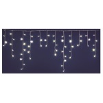 Lotti Importex - Ice Light 66 LED CLASSIC & BIANCO Ø5mm Reflex, Prolungabile (Max 2/4/8 pz / 528 led / 21,6m), gioco di luce automatico FlashLED Diamond, Trasformatore 24V, uso Esterno, Cavo Trasparente, Dimensioni 4m+270xH80cm