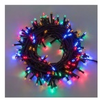 Lotti Importex - Catena lineare TL24V 240 LED MULTI Ø5mm Reflex, Memory Controller 8 giochi di luce selezionabili, Trasformatore 24V, uso Esterno, Cavo Verde, Dimensioni 4+14,5m