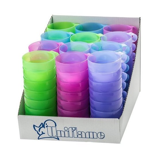 Tazza campeggio Uniflame 2C4078S impilabile Assortito