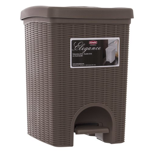 Pattumiera Stefanplast 30802 ELEGANCE Tortora
