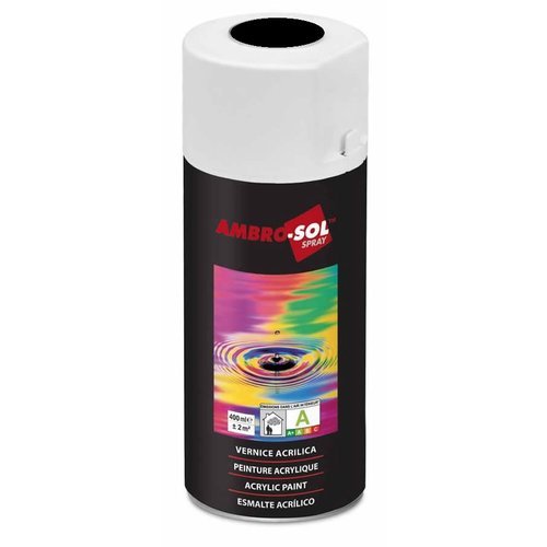 Ambro-Sol V400PAST6 Smalto acrilico spray a rapida essiccazione 400 ml Nero opaco