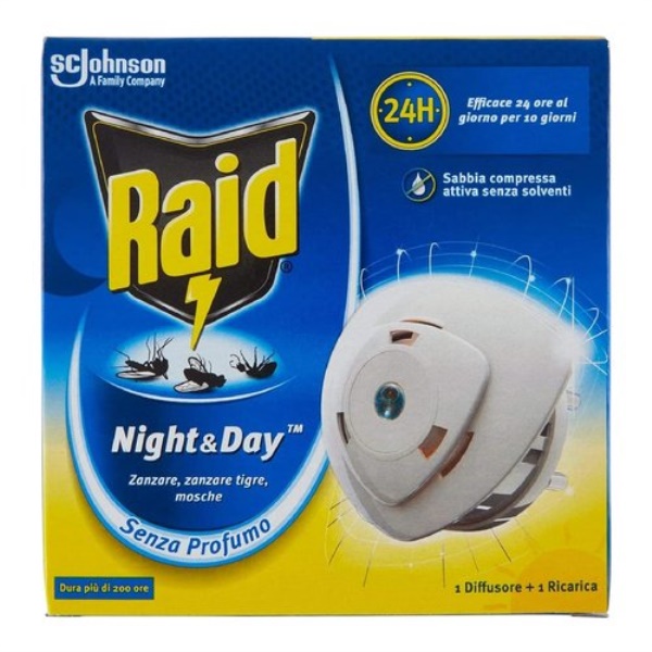 Elettroemanatore Raid W320034 Night & Day