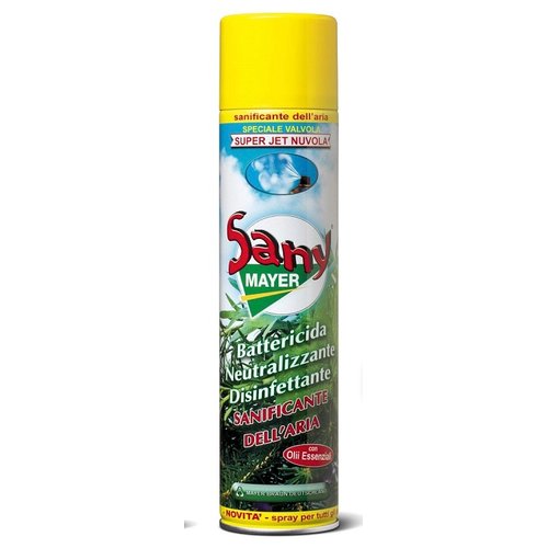 Mayer Braun SANY400 Spray battericida neutralizzante disinfettante dell'aria Sany Mayer 400 ml
