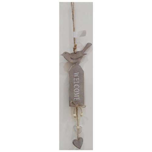 Accessorio decorativo Amicasa Art 23 Pendaglio Welcome Assortito