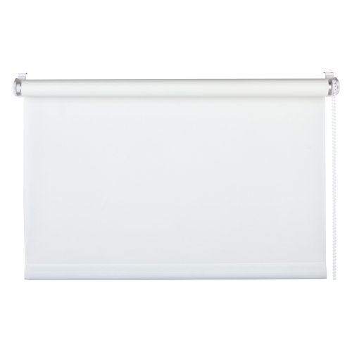 My Deco 65133 Tenda a rullo  90 x 160 cm  in tessuto poliestere 100%  Bianco - Traslucido Klemmfix Rollo Win