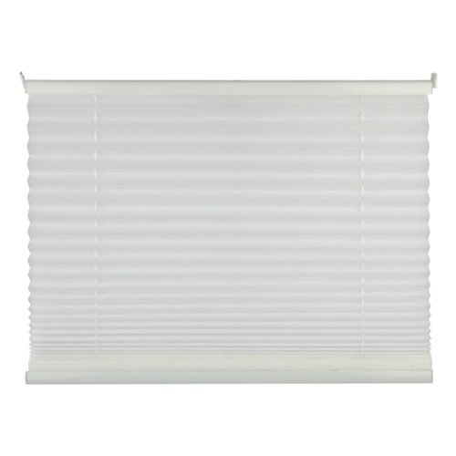 My Deco 65869 Tenda plissettata  40 x 100 cm  in tessuto poliestere 100%  Bianco - Traslucido Klemmfix Plissee Free