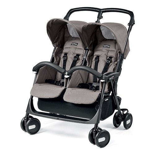 Peg Perego Aria shopper twin. Mod beige Maxi libertà di movimento… e di shopping! Col suo cestello dal grande carico, il passeggino Aria Shopper Twin è dedicato ai gemelli o ai fratellini vicini d’et