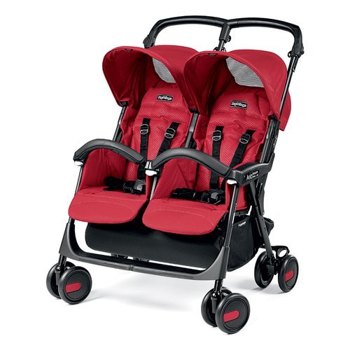 Peg Perego Aria shopper twin. Mod red Maxi libertà di movimento… e di shopping! Col suo cestello dal grande carico, il passeggino Aria Shopper Twin è dedicato ai gemelli o ai fratellini vicini d’età 
