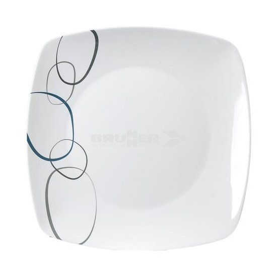 Piatto Brunner 0830027N C4S CASCADE da dessert Bianco