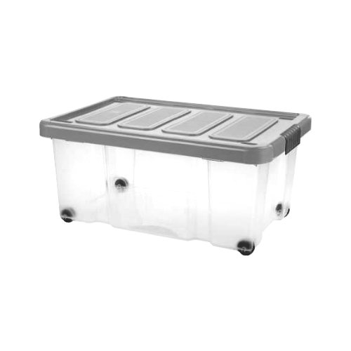 Contenitore Tontarelli 8035636AK5 PUZZLE BOX con ruote Grafite