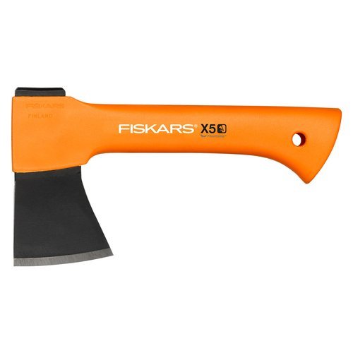 Fiskars 122473 Accetta da taglio X5 XXS ultracompatta per il taglio di piccola legna
