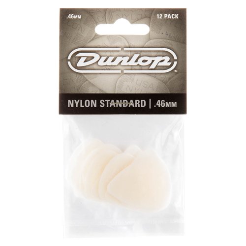 Plettri Dunlop 44P 46 NYLON Standard Grigio