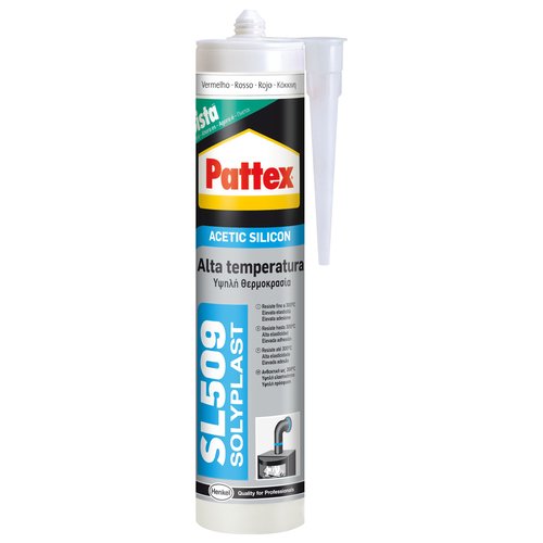 Henkel SL 509 Silicone Pattex per Alte temperature SL509 300 kl  max 250°C colore Rosso