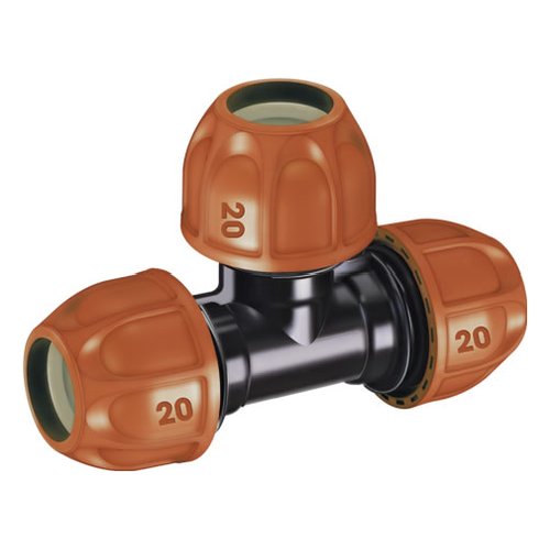 Raccordo derivatore Claber 90323 RAINJET A T per Tubo Polietilene