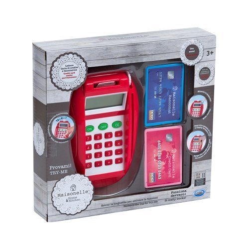 Cassa giocattolo Ods 33811 MAISONELLE Lettore carta di credito con cal