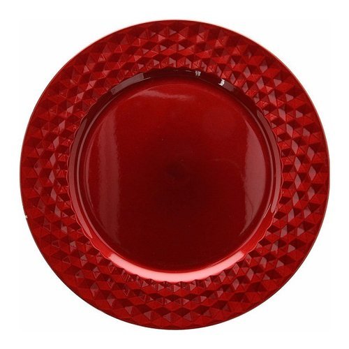 Andrea Fontebasso 1760 SV922320022 Sottopiatto cm 33 Serving Rosso