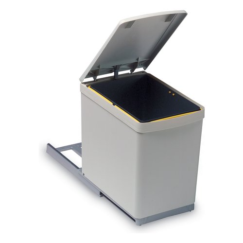 Pattumiera incasso Gollinucci LINEA 280 281 Grigio inox