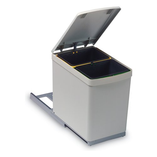 Pattumiera incasso Gollinucci LINEA 280 283 Grigio chiaro