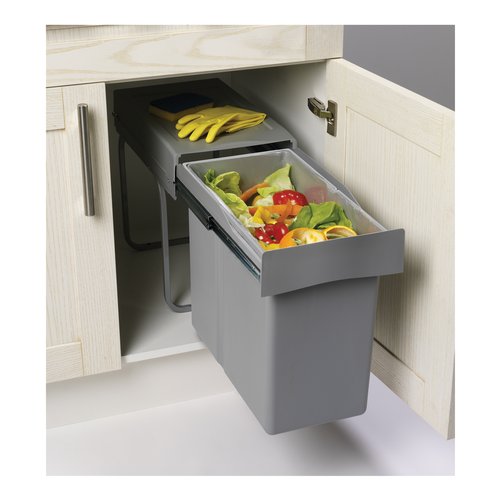 Pattumiera incasso Gollinucci LINEA 222 294 Grigio