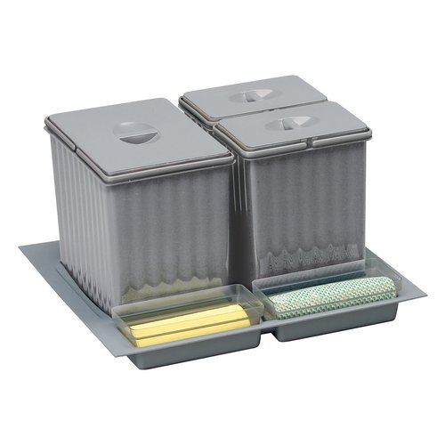Pattumiera incasso Gollinucci SISTEMA 900 901 Grigio